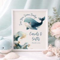 Sea You Soon Wal Karten Geschenke Baby Shower elfe