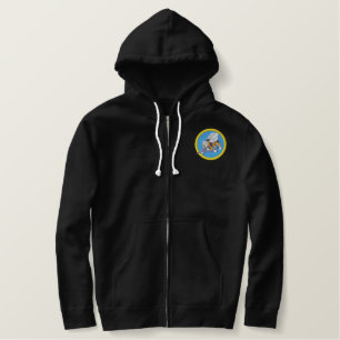 Seabee Bestickter Hoodie