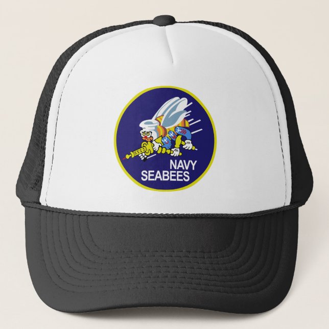 Seabees MARINE Truckerkappe (Vorderseite)