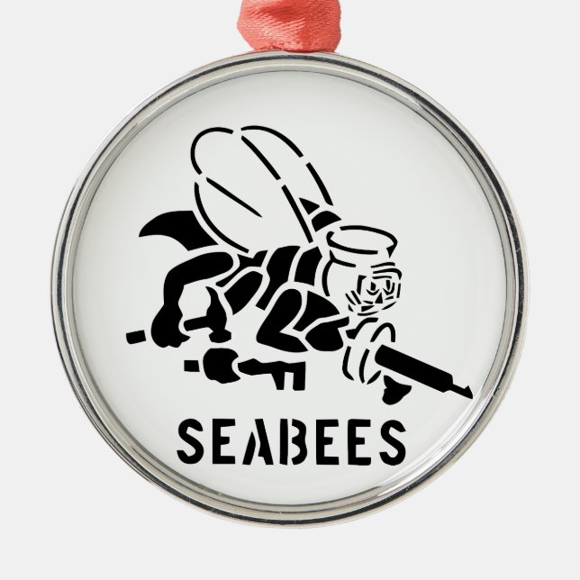 SeaBees Ornament Aus Metall (Vorne)