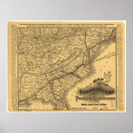 Seaboard Air Line Bahn Poster