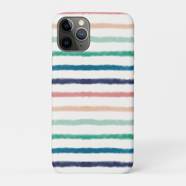 Seabreeze Stripes Case-Mate iPhone Hülle (Rückseite)