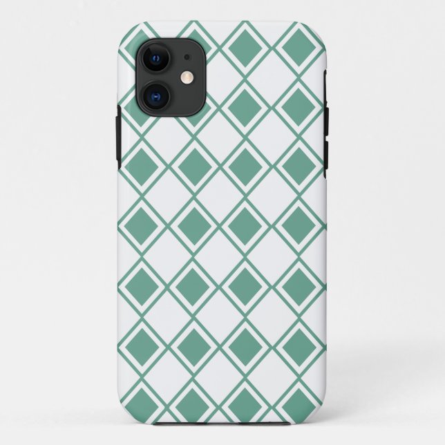 Seafoam Harlequin Case-Mate iPhone Hülle (Rückseite)