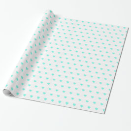 Seafoam Heart Geschenkpapier
