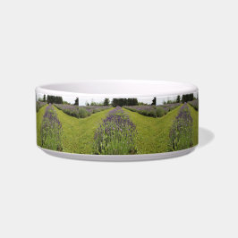 Seafoam Lavender Farm Pet Bowl Napf