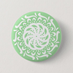 Seafoam Mandala Button