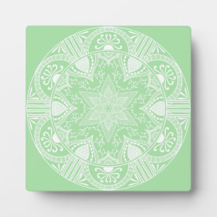 Seafoam Mandala Fotoplatte