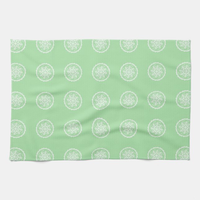 Seafoam Mandala Handtuch (Horizontal)