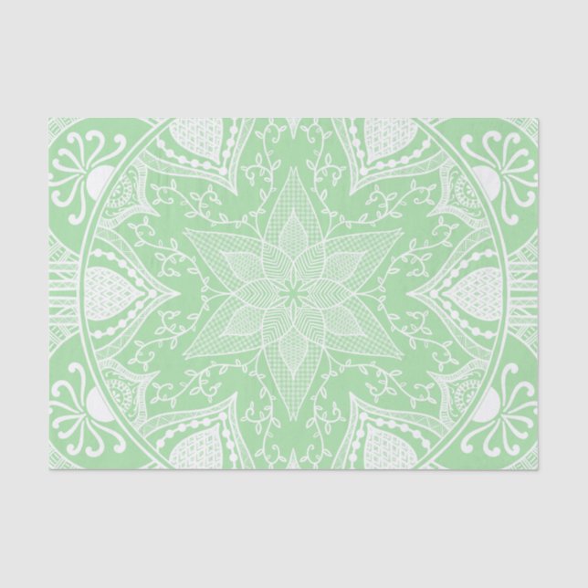 Seafoam Mandala Seidenpapier (Vorderseite)