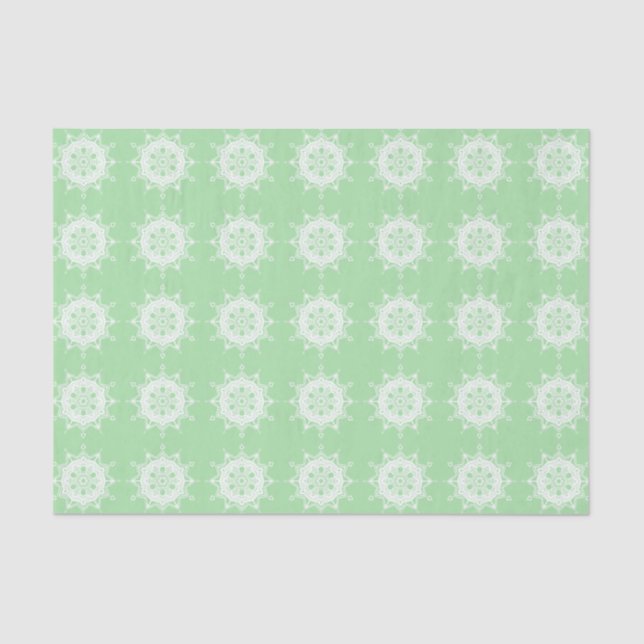 Seafoam Mandala Seidenpapier (Vorderseite)