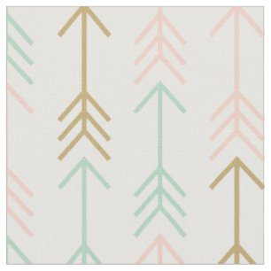 Seafoam Peach and Gold Arms Stoff