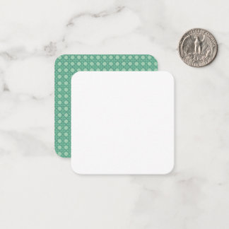 Seafoam Rattan Flat Note Card Mitteilungskarte