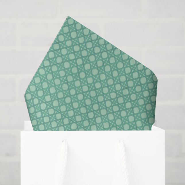 Seafoam Rattan Tissue Paper Seidenpapier (Geschenk Tasche)