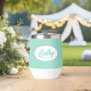 Seafoam Stylisierte Bezeichnung Hochzeitshäuser Na