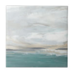 Seafoam Vista Fliese<br><div class="desc">Seafoam Vista II bis Juni Erica Vess. Ozeanartiges Bild mit dicken weißen Wolken.</div>