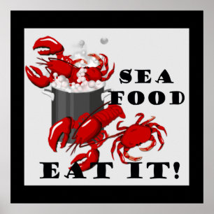 Seafood Eat It! Poster