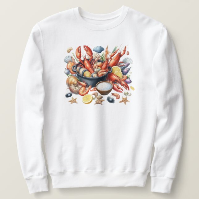 Seafood Sweatshirt (Design vorne)
