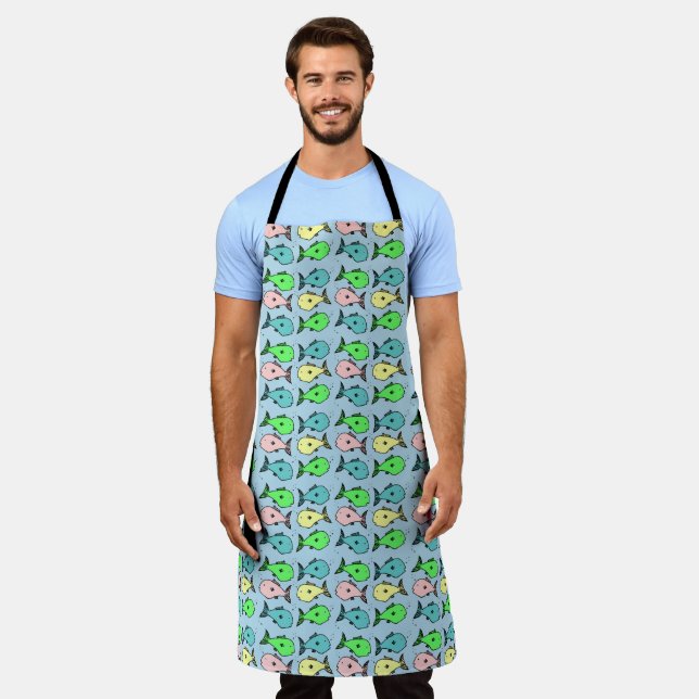 Seafood-Verkäufer Fishmonger-Schürze Schürze (Getragen)