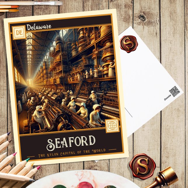 Seaford, Delaware | Vintage Postkarte (Von Creator hochgeladen)