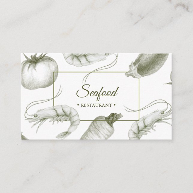 Seaforestaurant Business Card Visitenkarte (Vorderseite)