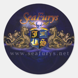 SeaFurys Schild (blau) Aufkleber