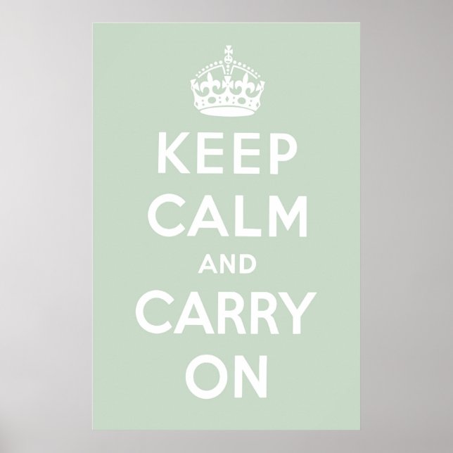 Seaglass Green Poster (Vorne)