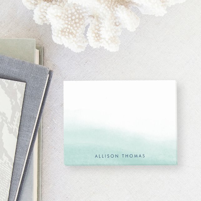 Seaglass Tides Personalized Post-it Klebezettel (Von Creator hochgeladen)