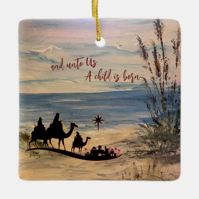 Seagrass Three Kings Ornament (Vorderseite)