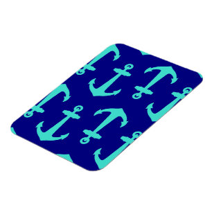 Seagreen Anchor im Design der weißen Küste Magnet
