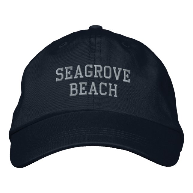 Seagrove Beach Florida bestickter Baseballhut Bestickte Baseballkappe (Vorderseite)