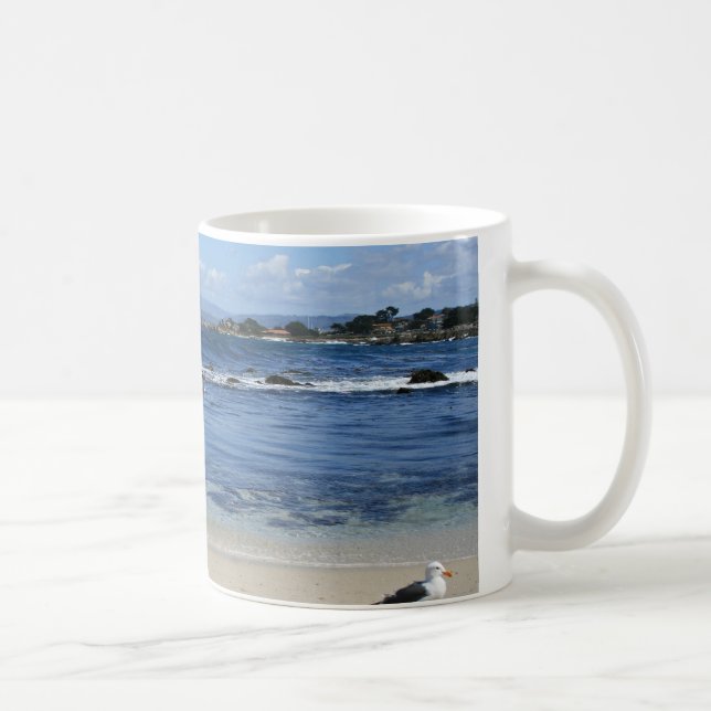 Seagull am Strand, Tasse (Rechts)