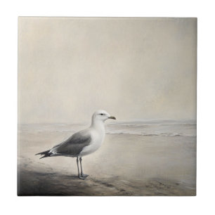 Seagull am Ufer Fliese