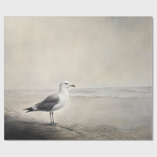 Seagull am Ufer Geschenkpapier