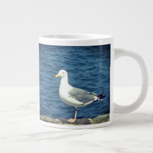 Seagull an der Bucht Jumbo-Tasse