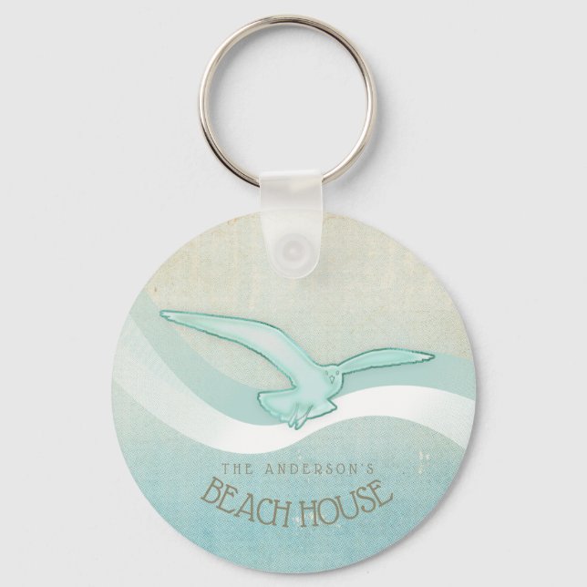 Seagull Aqua Blue ID623 Schlüsselanhänger (Vorderseite)