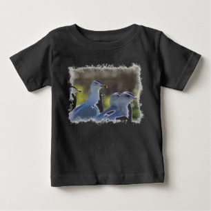 Seagull auf der Schiene Baby T-shirt