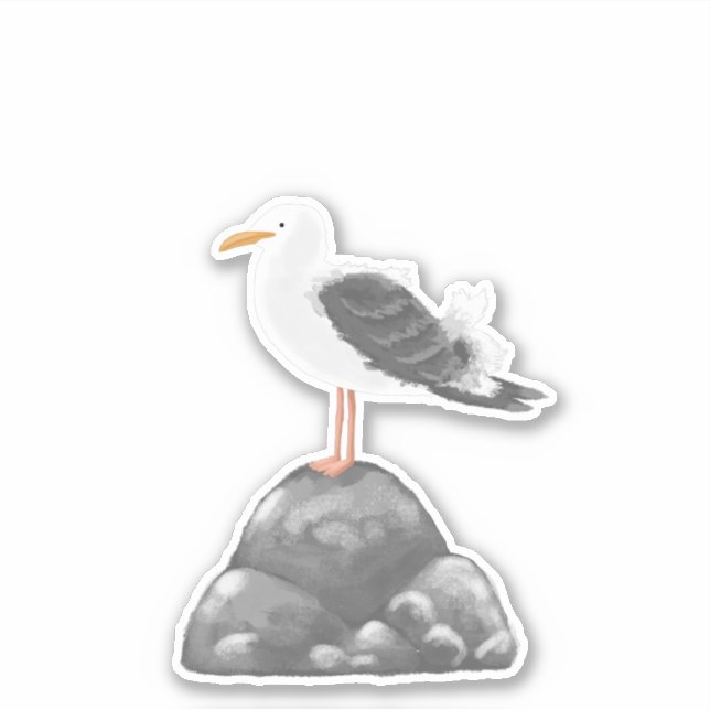 Seagull Aufkleber (Vorderseite)