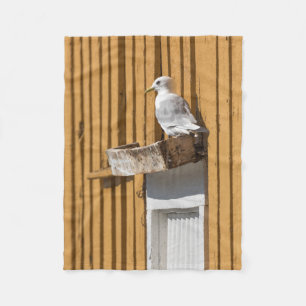 Seagull-Bird-Foto Fleecedecke