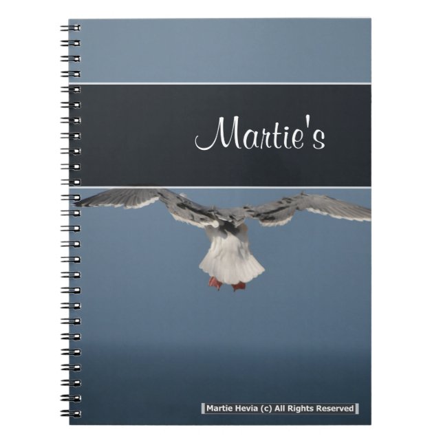 Seagull-Blätter-Notebook Notizblock (Vorderseite)
