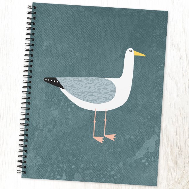 Seagull Coastal Bird Fun Notizbuch (Fun seagull coastal bird notebook)
