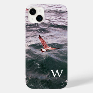 SEAGULL FLIEGT ÜBER DEM WELLENMONOGRAM Case-Mate iPhone HÜLLE