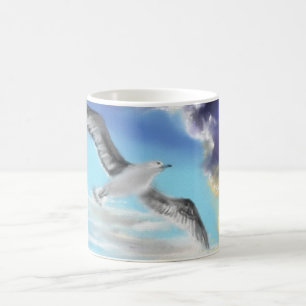 Seagull Flying Coffee Tasse