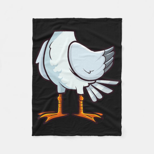 Seagull Fun Halloween Kostüm Party Cosplay Seabir Fleecedecke (Vorderseite)