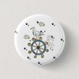 Seagull Hitching a Ride Button