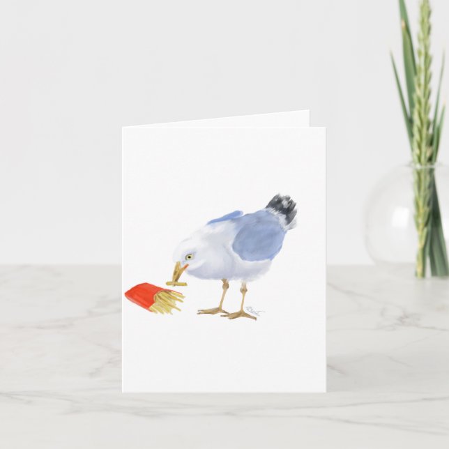 Seagull-Karte Dankeskarte (Vorderseite)