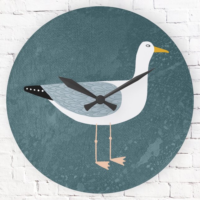 Seagull Nautical Große Wanduhr (Seagull nautical coastal clock)