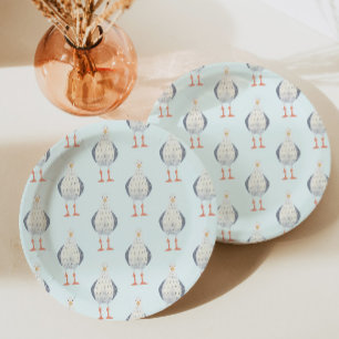 Seagull Pattern Pappteller