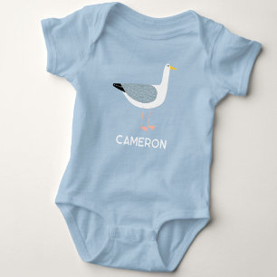 Seagull Personalisiert Fun Bird Baby Strampler