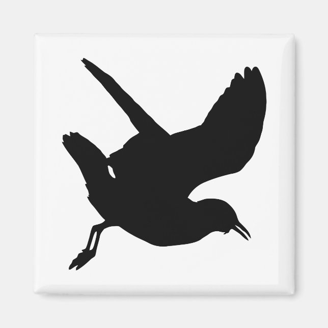 Seagull-Silhouette Magnet (Vorne)