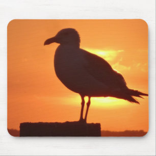 Seagull Sunset Mousepad